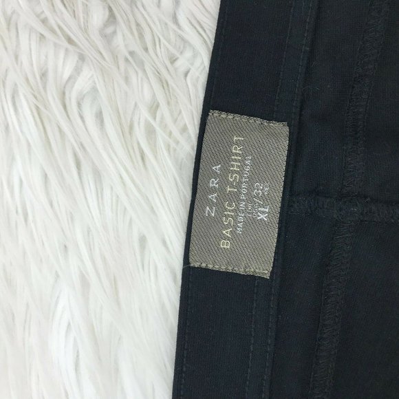 ZARA Basic TShirt Pants Sz XL 32 Inseam Skinny 9-8 - Picture 5 of 7